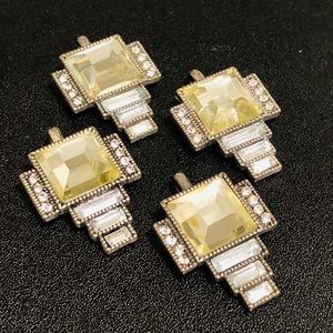 Art Deco crystal pendants
